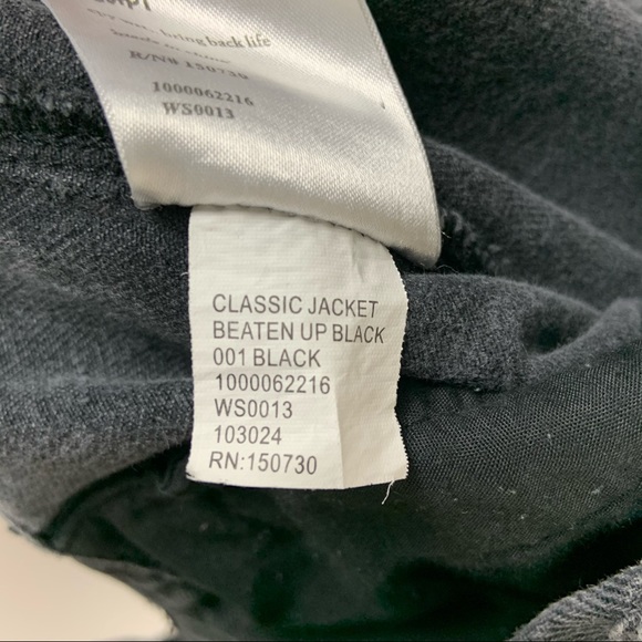 Ksubi Denim Classic Beaten Up Black Jacket Medium - Picture 13 of 14